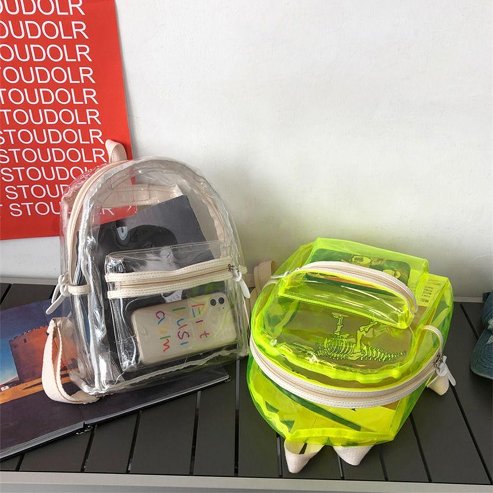 Large Capacity LED Lights Schoolbag Waterproof Luminous Travel Bag  Outdoor