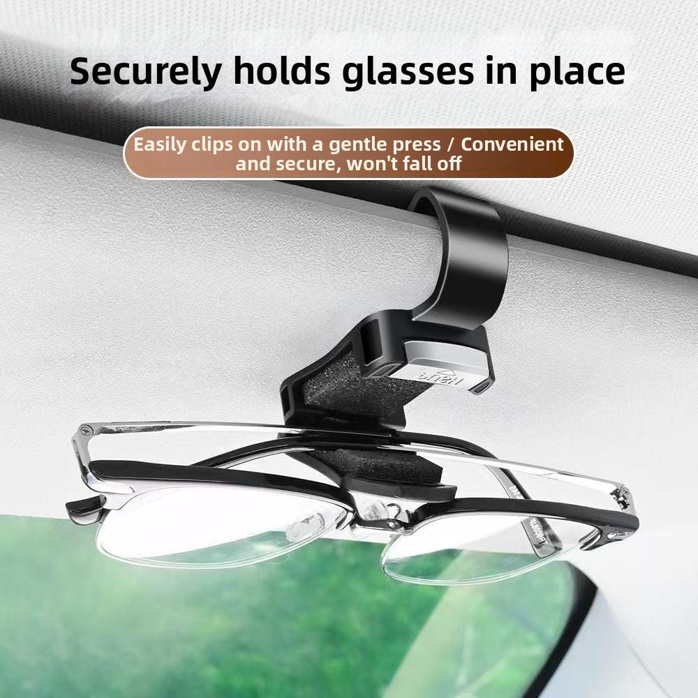 Eyeglass Organizer Car Glasses Rack Multi-functional Car Sunglasses Holder
