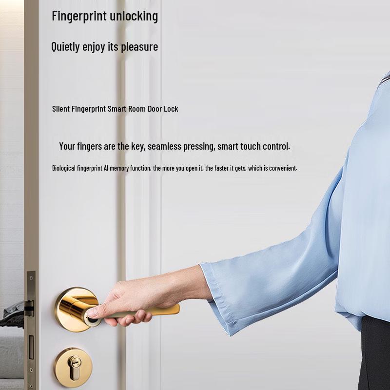 Smart Fingerprint Door Knob Lock