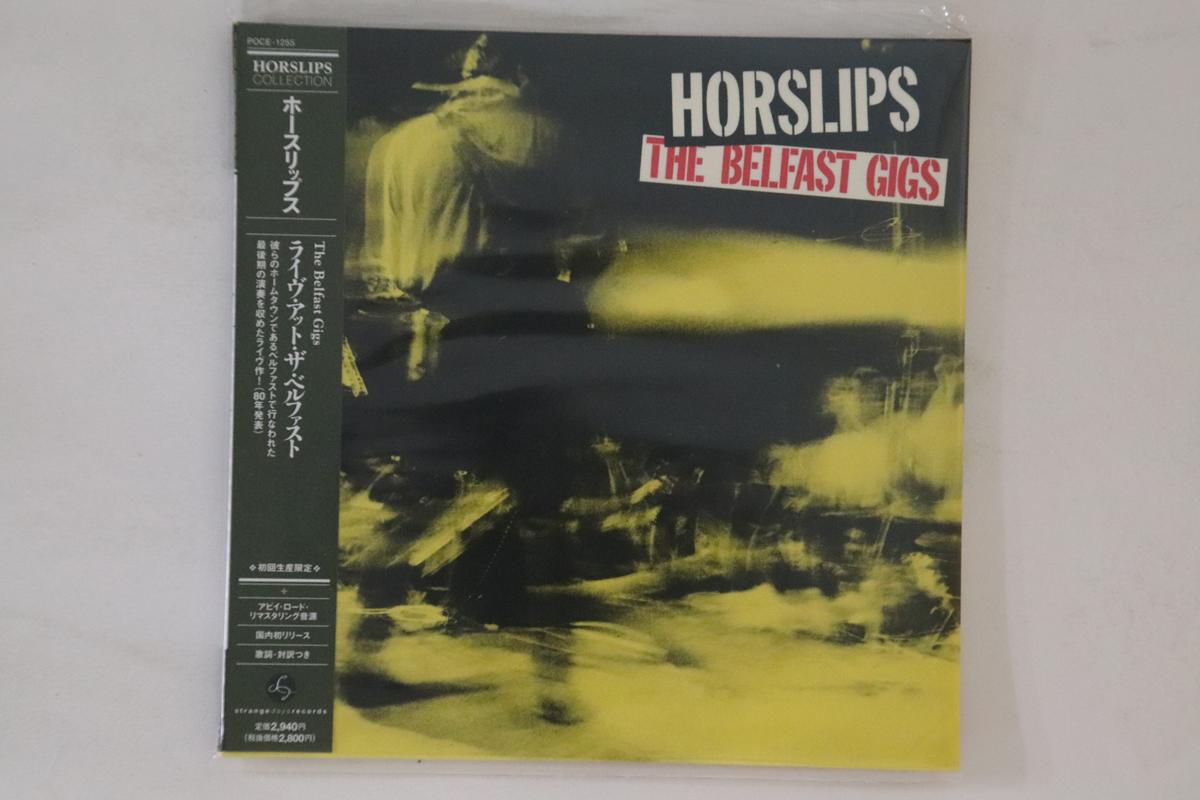 

CD HORSLIPS - Belfast Gigs POCE1255PROMO STRANGE DAY 2008 Japan Obi Rock Used