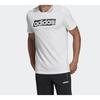 Adidas Alphabet Logo Sports T-Shirt Men Tops White DV3050