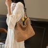 Straw Bag Women's Large-capacity Messenger Bag New Holiday Woven Bag Lazy Wind Shoulder Tote Bag