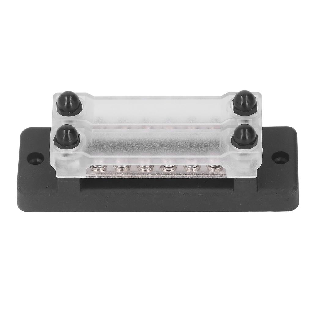 Bus Distribution Block 12 To 48V 150A Rust Proof Black Bus Bar Power Distribution Block for Car Trucks RVs Marine Boats