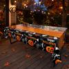 Spooky Tablecloth Happy Halloween Disposable Tablecloth, Pumpkin Ghost Skeleton Waterproof Table Cover for Kitchen Dining Room, Party Supplies