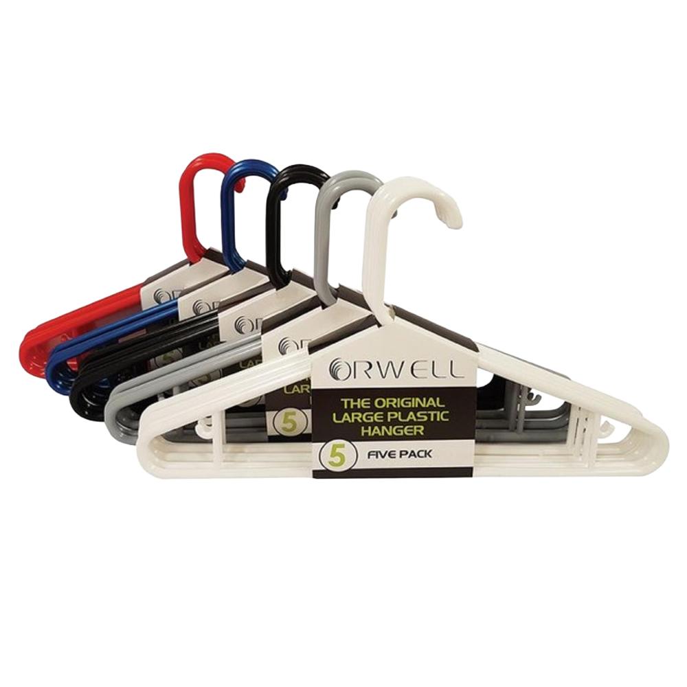 Orwell Original Large Plastic Hanger 5pk