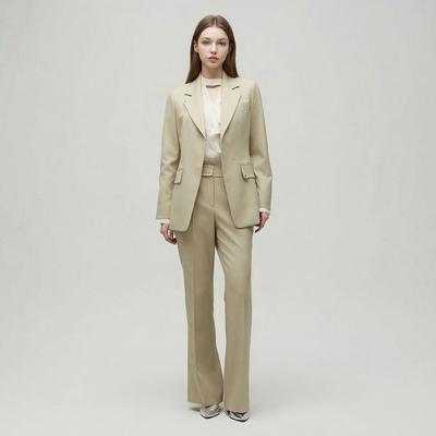 Metal Eyelet Point Bootcut Pants  Es2wp361 