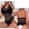 New Sexy Bodycon Lingerie Outfits Women Mesh Transparent Temptation Bodysuit Erotic Fishnet Slim Jumpsuit Costume Nightgown