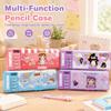 Large Capacity Pencil Case Password Lock Stationery Organizer Durable Pen Box  Kids