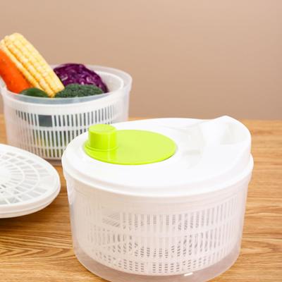 3L Large Vegetable Spinner Salad Cleaner Fruit And Vegetable Washer Bowl Lettuce Dryer Fruit Drain Basket