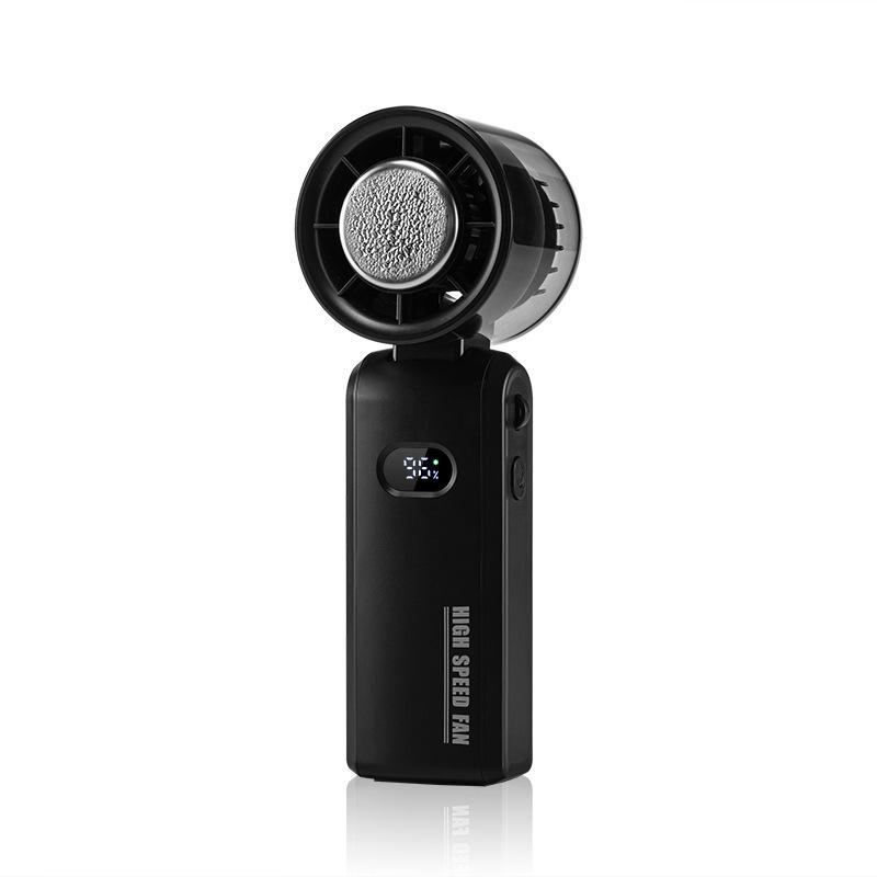 

Portable USB Rechargeable High-Speed Cooling Fan with Digital Display, Foldable Design, Strong Wind, and Light 59.88*57.94*170.2mm
