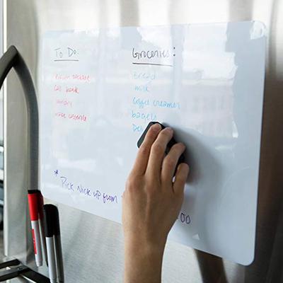 CHOSUR Store Whiteboard Home Notice Memo Abwischbare magnetische Kühlschrank-Nachrichtentafel mit Stift