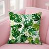 Green Palm Leaves Pillow Case Pillow Cover Case Square Pillow Case Sofa With Pillow Case For Home Use