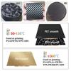 Juupine Magnetic Build Plate 180x180 PEO Plate For Kingroon Kp 3s Pei Texture Frosted Kingroon Kp3s Bed PET Upgrade Heated Bed
