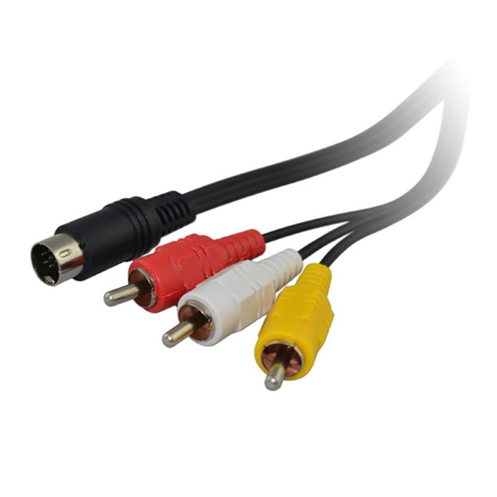 New 1.8M 9Pin Audio Video AV Cable For SEGA Genesis 2 For Mega Drive 2 TV Connecting