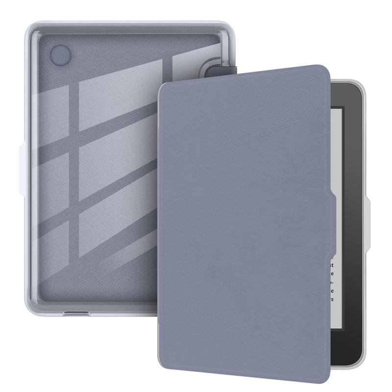 

For Kobo Clara Colour BW 2024 2E Case Auto Sleep Leather Magnetic Cover N367 N365 N506 Transparent Acrylic Case 6 ebook Funda KOBO Clara 2E лавандовий