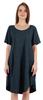 Inkmeso Noční košile pro ženy s krátkým rukávem W Noční košile s kulatým výstřihem Jersey tunika