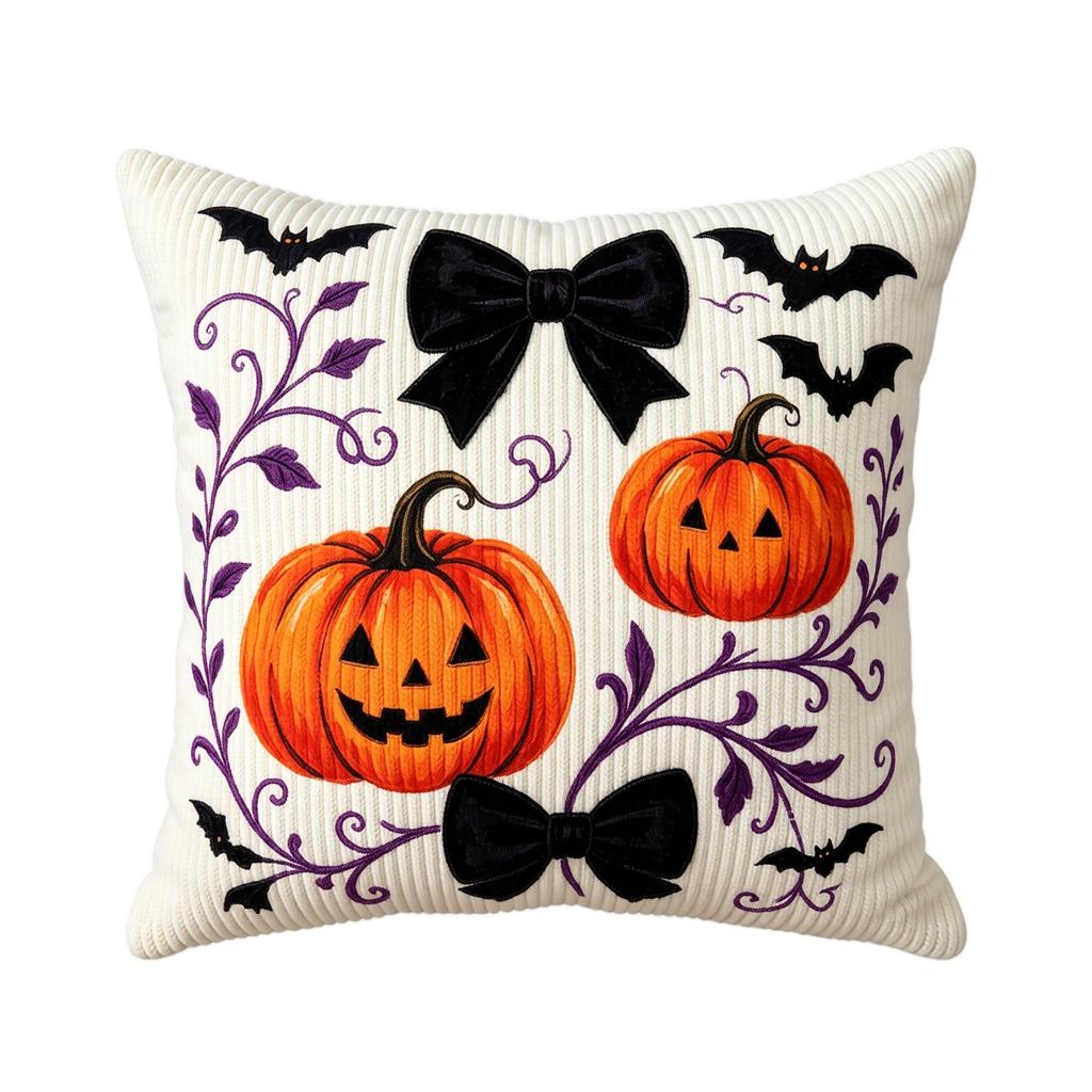 Halloween Pumpkin Decorative Throw Cover - Home Decor