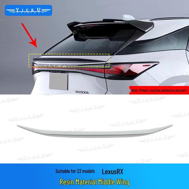 Lexus RX350/500 Carbon Fiber Body Kit (Front Lip, Fender Flares, Rear Lip, Side Skirts, Tail Top Spoiler, 2023-2025)