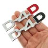 3D Metal Quality D4D Logo Car Side Emblem Rear Trunk Decorative Sticker Styling for BMW Toyota Toyota Honda Ford Car Styling