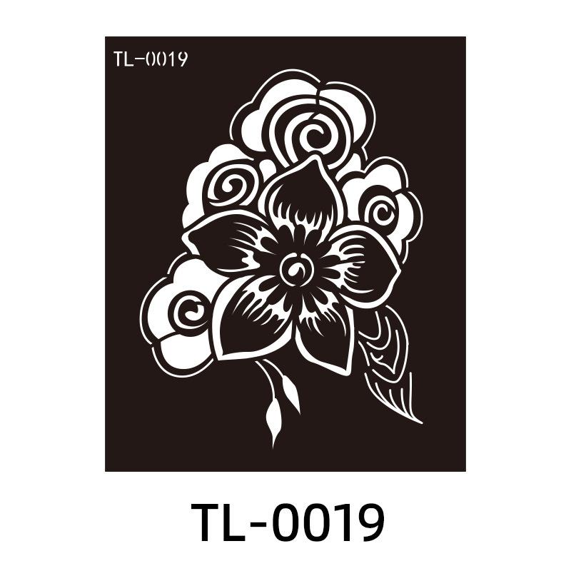 Beauty Sticker Hollow Tattoo Sticker Juice Inkjet Tattoo Template Diy