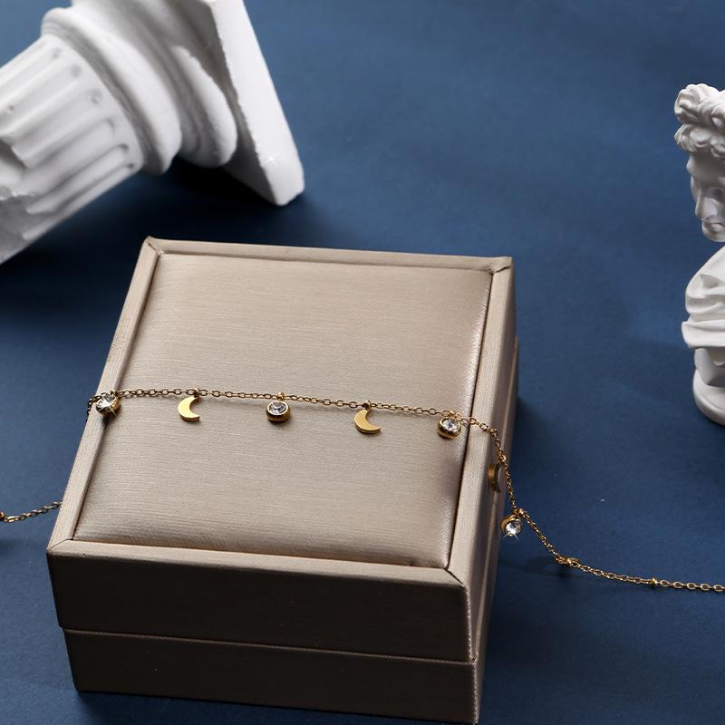 Trendy Clavicle Chain Necklace for Women Minimalist Fashion Jewelry Titanium Steel Pendant Necklace for Birthday Gift