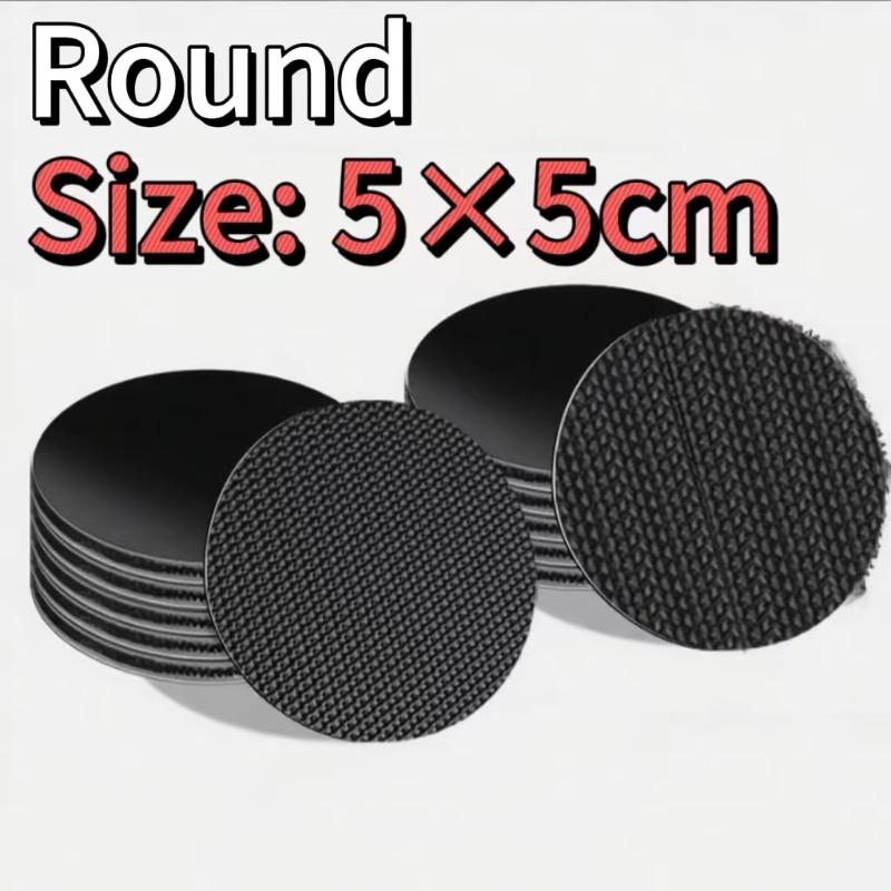 5-20pairs Carpet Fixing Sticker Adhesive Fastener Tape Strong Double Side Hook-and-loop Fastener Auto Adhesive Tape Comforter