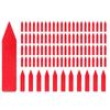 100Pcs 5*1cm Waterproof Plastic Plant Tags Garden Plant Labels Nursery Markers Flower Pots Seedling Labels Tray Garden Tools