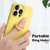 Magnetic Soft Silicone Phone Case For iPhone 17 Air 16 15 14 13 12 11 Pro Max 16 Plus Full With Ring Holder Shockproof Cover