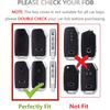 for Kia Key Fob Cover with Leather Lanyard, Car Key Fob Case Compatible with Cerato Ceed Forte NIRO Sorento Seltos Sportage Soul