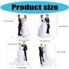 Resin Couple Figurine Wedding Cake Decoration For Anniversary Party Durable Friendly Home Display