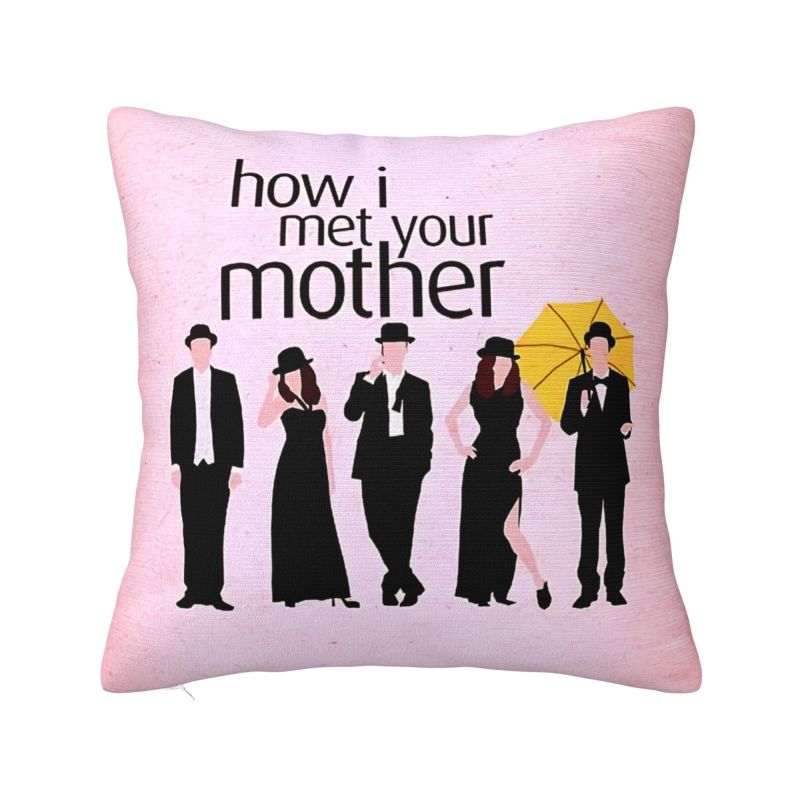 Custom Modern How I Met Your Mother Cushion Cover Soft TV Show Throw Pillow Case Bedroom Decoration