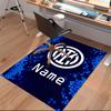 Custom Personalization Inter Milan Print Area Rug - Soft, Washable Non-Slip Indoor Mat,Living Room,Home&Office Decorative Rug