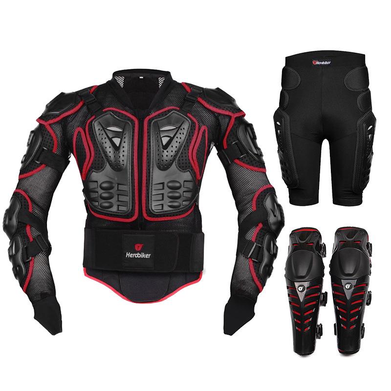 HEROBIKER Outdoor Motorcycle & Sports Armor Set - Anti-fall, Off-road, Back Protector, Ski Suit