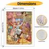 Disney Princess Oil Art Painting Kit Classic Cartoon Home Wall Decor Handmade Gift for Girls Room Art Lover Living Room Decoration