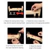 Paracord Jig Bracelet Maker Wood Jig Bracelet Maker U Shape Clear Scale 2Clamp DIY Hand Knitting Bracelet Braiding Tool