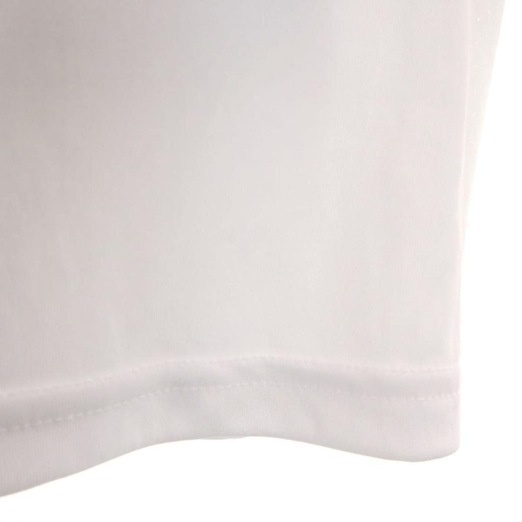 unused adidas tennis Short sleeve mesh switching Polo shirt M white Women Used