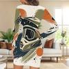 Womens Plus Size Long Sleeve Slim Bodycon Midi Dress Soft Classy Casual Party Evening Attire