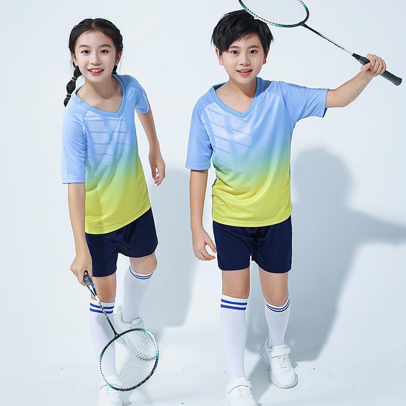Kids' Quick-Drying Sports Suit for Badminton, Tennis, and Table Tennis Training
