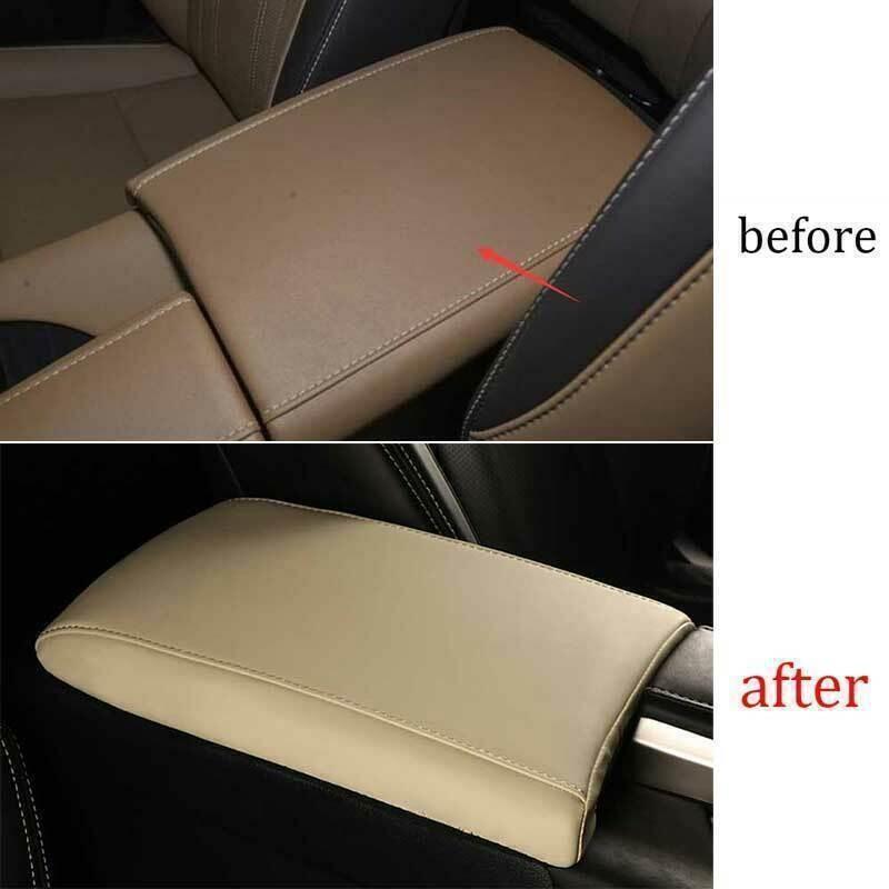 For Lexus RX350 450h 2016-2022 Beige Leather Console Armrest Box Trim Holster 1p