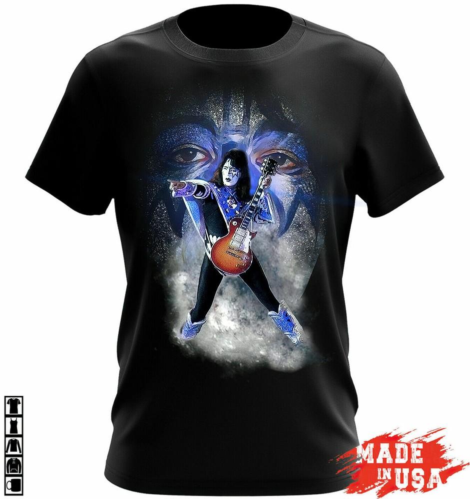 

Vintage Ace-Frehley Cotton Black S-234XL Unisex Shirt AA723 Unisex T-Shirt S