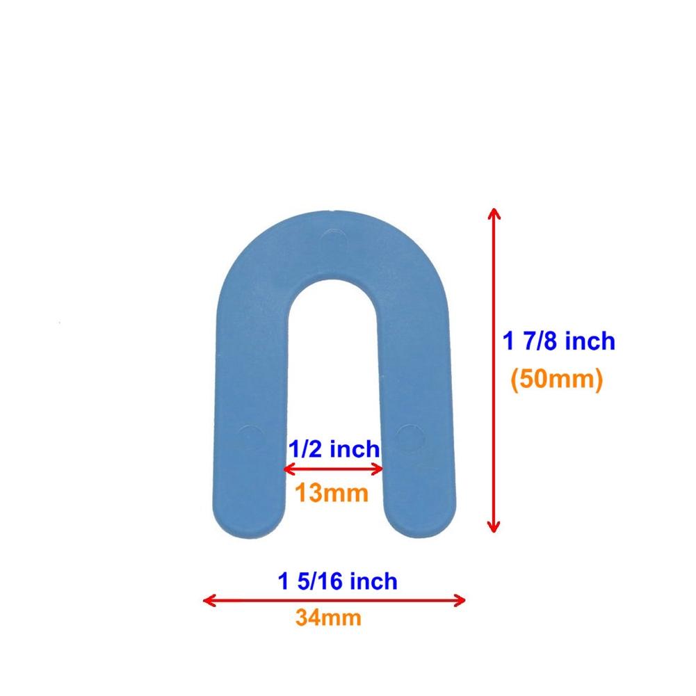 Horseshoe Shims 100pcs For Tile Installations Workshop Equipment Concrete