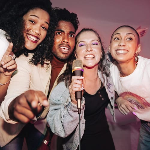 TONOR Dynamic Microphone (6.35mm Plug with 5M XLR Cable), Vocal Microphone, Unidirectional Metal Handheld Wired RGB Microphone, Compatible with Karaok