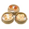 Miniature Steamed Dumplings Buns Set With Resin Steamer Play Food Figurine For Model Doll House Scene Display Supply