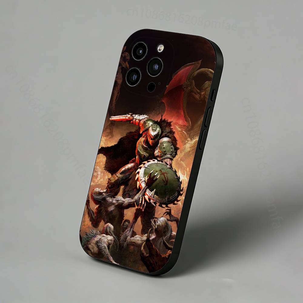 

Game D-Doom Dark Ages Phone Case For iPhone 17,16,15,14,13,12,11 Pro,Max,Plus,X,XS,XR,SE,Mini iPhone17