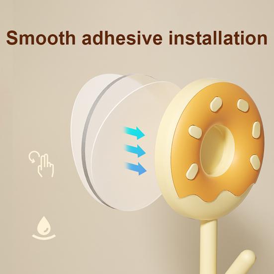 6PCS Adhesive Wall Hooks Colorful Design Extra Sticky Storage Hooks No Drill Needed Hanging Hook for Bathroom Kitchen