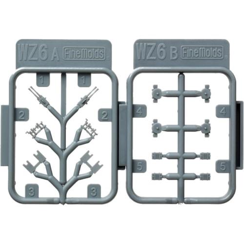 Fine Molds 1/350 Nano Dread Series Type 96 25mm Twin Machine Gun Plastic Model Parts WZ6