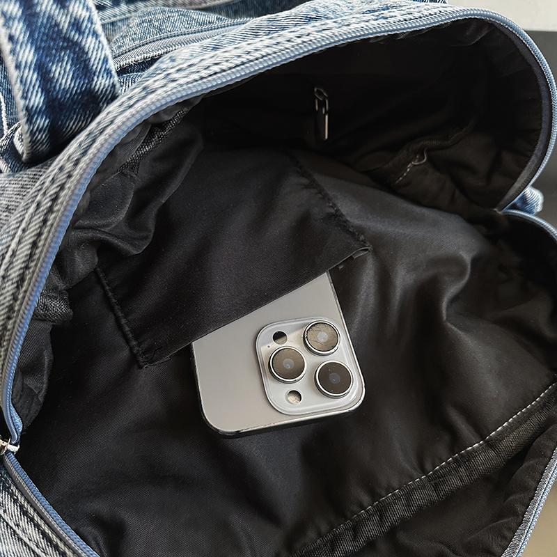 Denim Bag Women's Tote Bag Large Capacity Shoulder Crossbody Bag