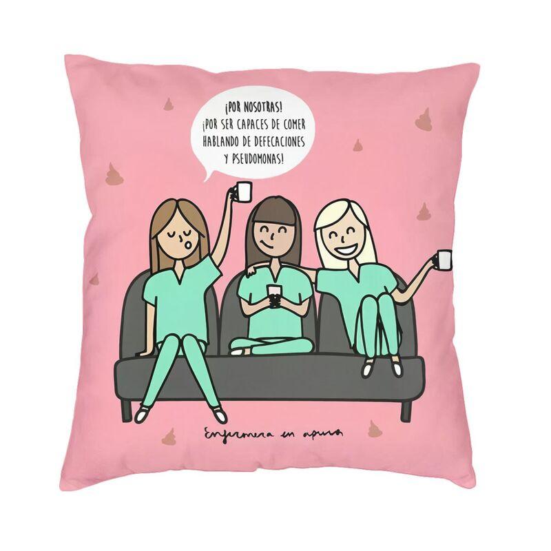 

Vibrant Doctor Nurse Medical Medicine Enfermera En Apuros Throw Pillow Cover Home Decorative 3D Two Side Print Cushion Cover 30x30cm 12x12in
