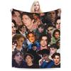 Timothe Chalamet Merch Blanket Lightweight Warm Throw Blankets for Sofa 50x60 Inches Multisize Bedspread