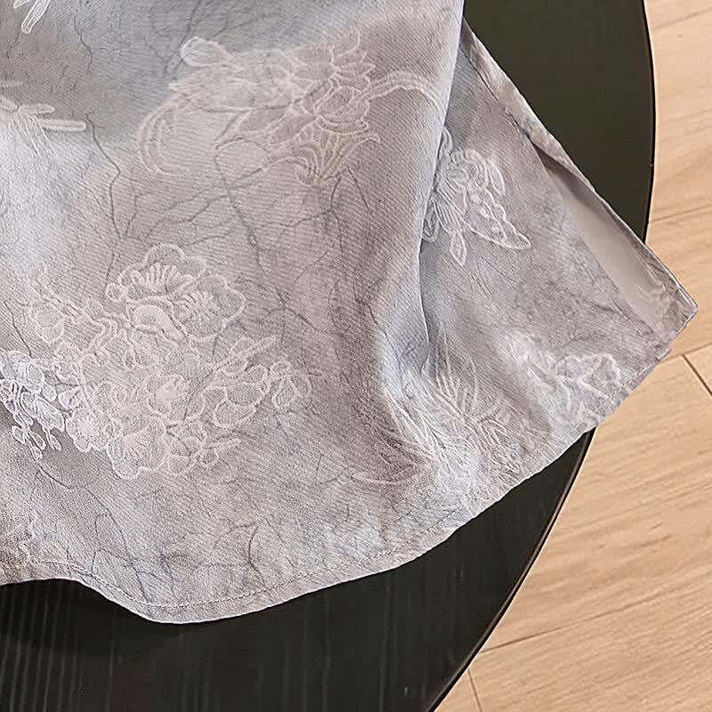 Women's New Chinese Style Retro Short Sleeve Shirt